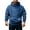 Navy, variant on BXJX Men's Hoodie- Arm Pocket Drawstring Casual Half Zipper Sweatshirt with Multi Pockets Black Size 3XL