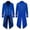 Blue, variant on Mens Tailcoat Gothic Tuxedo Steampunk Jacket, Medieval Halloween Costume with Gold Trim, Retro Victorian Frock Coat for Cosplay Party 1 Pcs White S