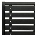 thumbnail image 5 of vidaXL Chaises de Jardin 2 Pcs Acier et WPC Noir, 5 of 5