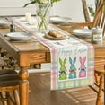 thumbnail image 4 of Sm:)e Buffalo Plaid Bunny Happy Easter Table Runner 13x72 Inch, 4 of 6
