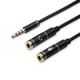 thumbnail image 4 of Auriculares Splitter Adaptador 3.5mm Jack Separado Auriculares y Mic Adaptador de Enchufe 3.5mm Combo Audio Adaptador, 4 of 8