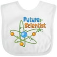 thumbnail image 3 of Inktastic Future Scientist with Atom Boys or Girls Baby Bib, 3 of 4