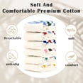thumbnail image 3 of Retro Striped Mini Crew Socks Casual Novelty Fashion Vintage Athletic Cotton Ankle Socks for Women Men, 3 of 7