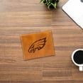 thumbnail image 3 of Football Rico Industries Philadelphia  Brown Laser Engraved Trifold Laser Engraved Tri-Fold Wallet - Men's Accessory, 3 of 8