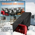 thumbnail image 5 of Snow Blower Cover Waterproof Heavy Duty Snow Thrower Cover Protector All Weather Outdoor Protection 62"x30"x43", 5 of 10