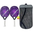 thumbnail image 7 of 1 Pair Beach Tennis Rackets with Bag Shock Absorption Beach Tennis Paddles for Child Beach Tennis Racquet for Park Outdoor, 7 of 7