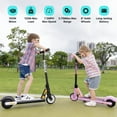 thumbnail image 4 of Gotrax GKSMlNl Electric Scooter for Kids Ages 6-12 with 6"Solid Tires, Thumb Control Easy to Ride, Black, 4 of 10