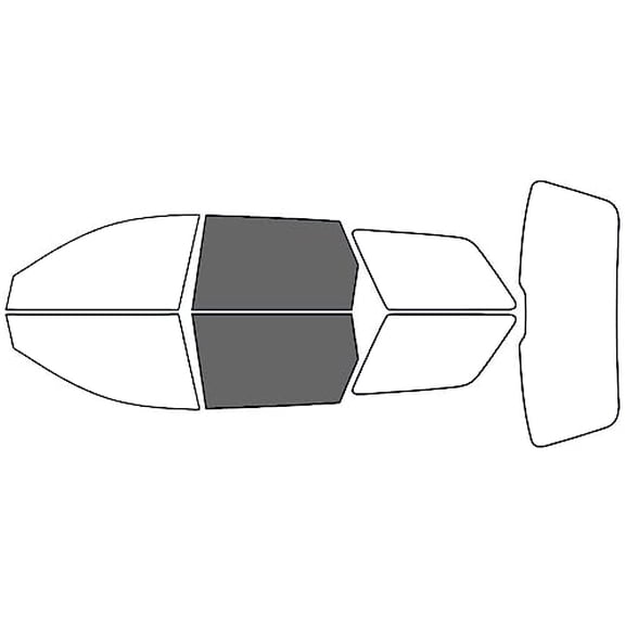 Rvinyl Window Tint Kit Compatible with Audi A6 1999-2005 Wagon - Back Precut Kit - 35%
