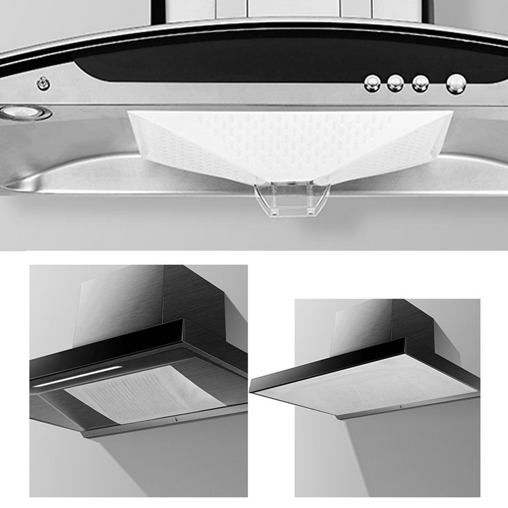 Tebru Range Hood Accessories,2Pcs Range Hood Cooking Fume Grease Filter