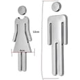 thumbnail image 2 of 2 pegatinas adhesivas para puerta de baño, letreros para hombre y mujer, 2 of 4