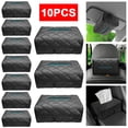 thumbnail image 1 of Estuche Universal para Caja Pañuelos Automóvil Estuche Cuero para Papel Higiénico Automático (negro), 1 of 8