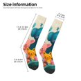 thumbnail image 2 of Balery Cute Animal Party Printed Novelty Socks Men's Women's Crew Socks Sports Socks Knee High Socks Cotton Socks Quirky and Cool Socks, 2 of 9