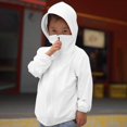 thumbnail image 2 of Sentmoon Sun Protection Clothing Girl UPF 50+ Long Sleeve Cotton Light Jackets Solid Color Hooded Neck Zipper Exercise Tops for Girl 2025 Summer for Beach Vacation White 11 Years, 2 of 6