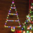 thumbnail image 1 of Battery Christmas Lights - 2ft LED Ladder Christmas Lights with Timer, 8 Modes, Waterproof Ladder Tree Lights for Outdoor Indoor Window Door Wall Xmas, 1 of 3