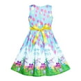 thumbnail image 2 of Girls Dress 2 Piece Bag Easter Bunny Egg Hunting Blue Casual Party 2-3 Years, 2 of 9