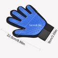 thumbnail image 2 of BTideas Pet Hair Remover Glove,1 Pair Grooming Gloves Brush for Dog & Cat with Long & Short Fur,Blue, 2 of 8