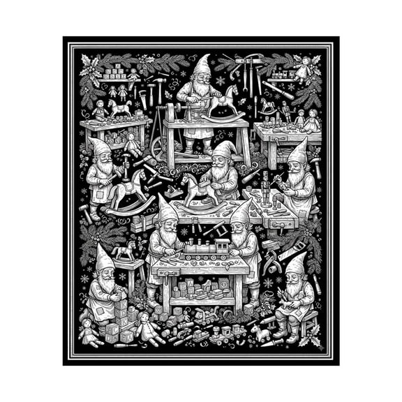 Christmas DIY Coloring Blanket For Adults Kids Color Your Own Throw Blanket Patterns Washable Cozy Doodle Mat For Home Party Birthday