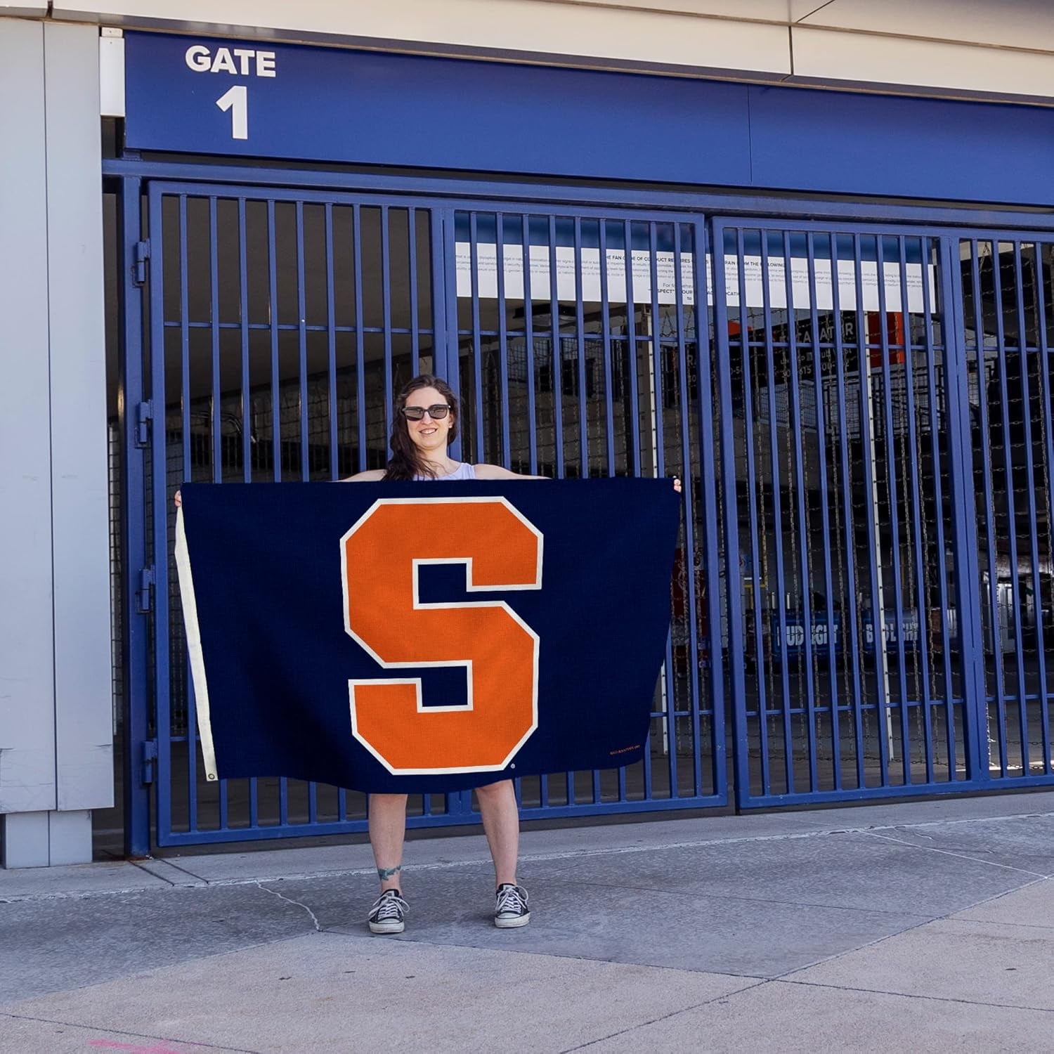 Indoor or Outdoor 3x5 Banner Flag with grommets for hanging for the Syracuse-Orange