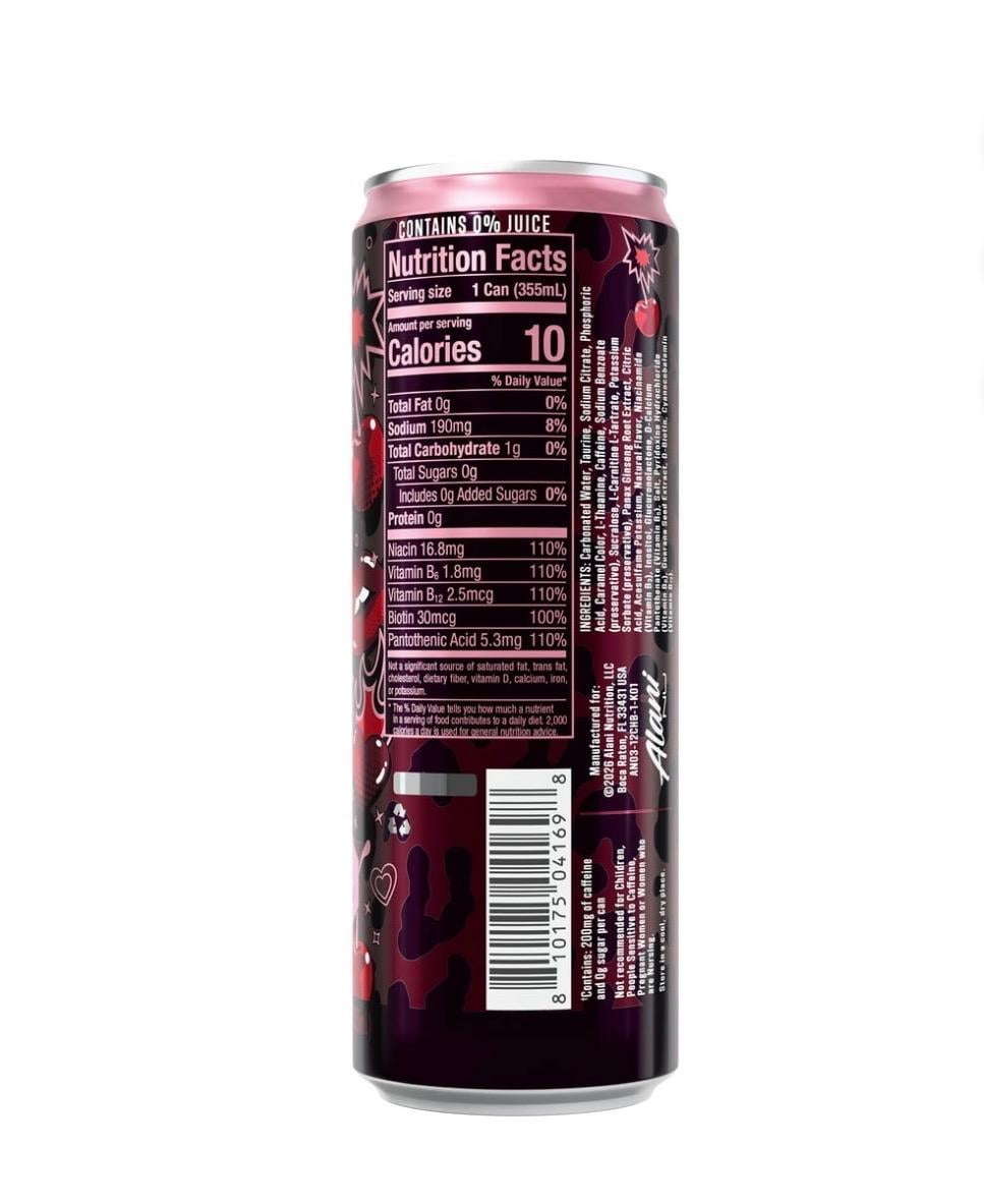Alani Cherry Bomb Energy Drink, 6 Count, 12 fl oz