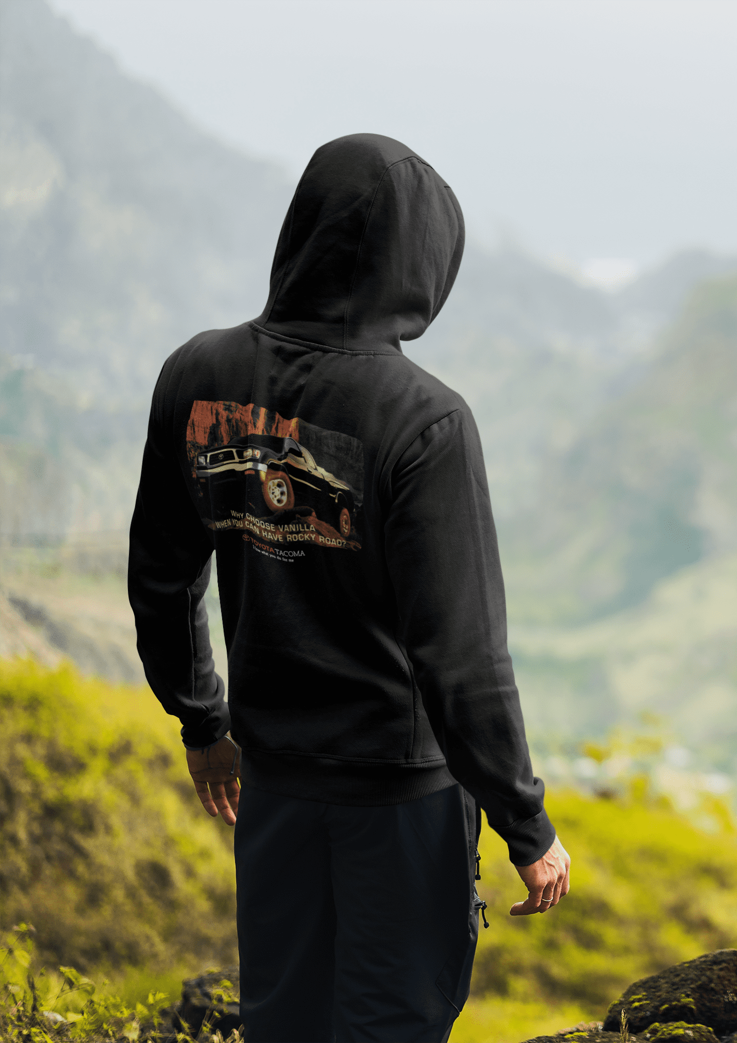 Toyota Tacoma Vintage Zip-Up Hoodie