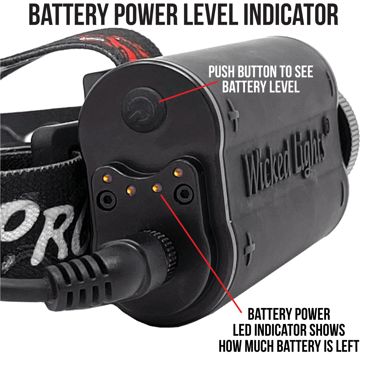 Wicked Lights ScanPro iC Gen4 LED Headlamp with Batteries