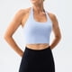 thumbnail image 5 of Sujetador deportivo halter para mujer - Bralette de yoga a prueba de golpes, material de nailon, tallas S-XXL, 5 of 7