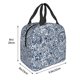 thumbnail image 3 of Easygdp Paisley4 Bolsa Térmica Premium - Tela Oxford Impermeable, Gran Capacidad, Bolsillo Frontal, Unisex para Trabajo, Escuela, Actividades al Aire Libre y Picnics, 3 of 8