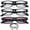 3 Pairs Black, Bifocal & Smoke, variant on 3 Pack Light Compact Squared Fashion Reading Glasses Translucent Spring Hinges with Lanyard +3.00