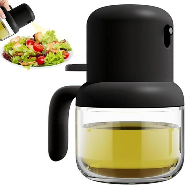 Oil Sprayer For Cooking 6oz Olive Oil Sprayer Bottle Kitchen Gadgets For Air Fryer Canola Oil Cooking Gadgets Oil Drainer for Cooking Auto Flip Oil Oven Rack Puller Cool Kitchen Gadgets for Teens