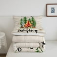thumbnail image 5 of Erosebridal Happy Camping Bedding Sets Full with Comforter,Rustic Cabin Duvet Insert,Adventure Camper Comforter Sets Full Size,Lightweight Lodge Room Decor,Reversible,3-Piece, 5 of 8