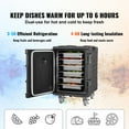 thumbnail image 2 of KFFKFF Insulated Food Pan Carrier, 95 Qt Hot Box for Catering, Food Box Carrier with Buckle, Front Loading Food Warmer with Handles, 2 of 9
