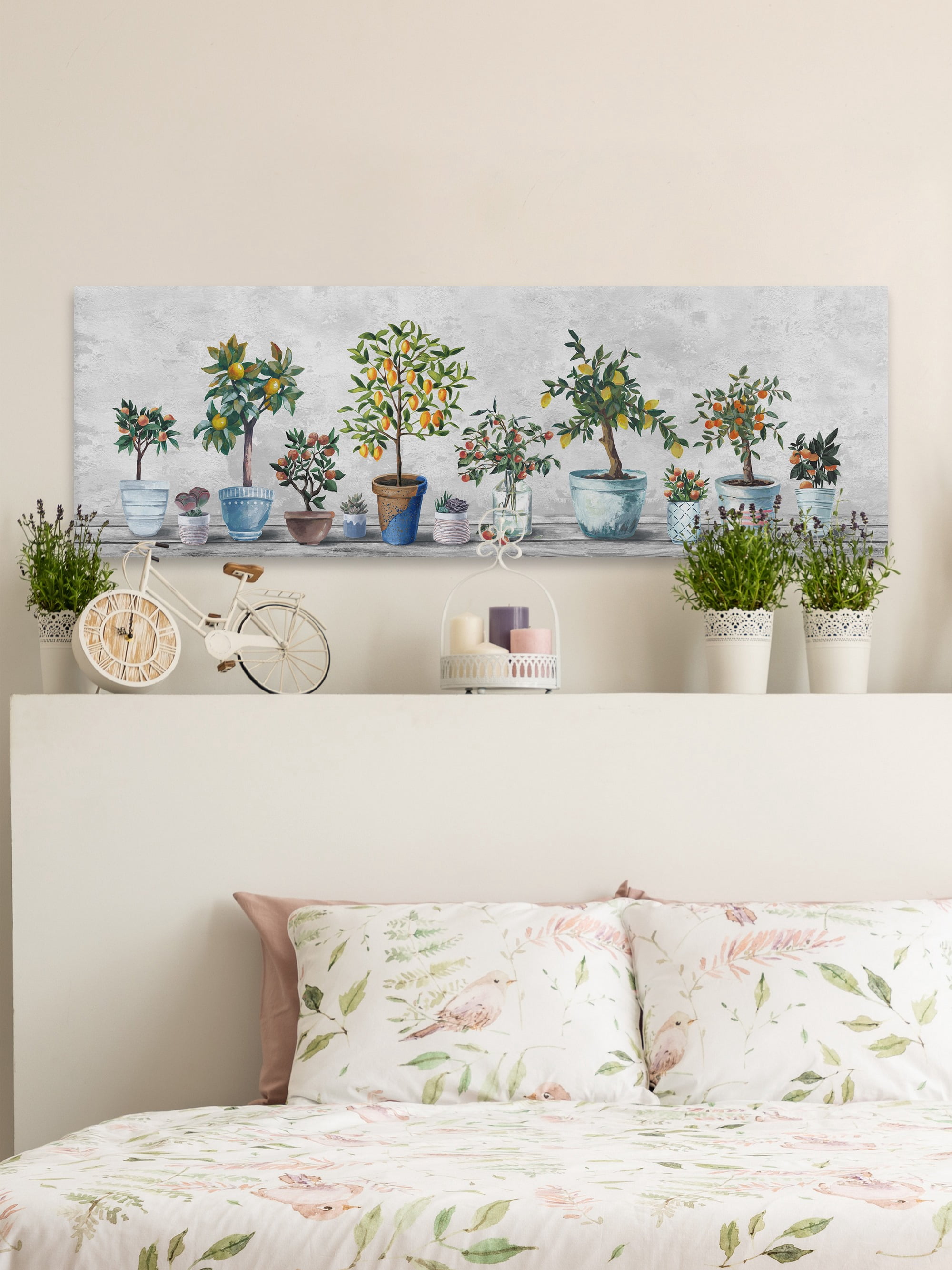 Marmont Hill Array of Plants Canvas Wall Art, 15" x 45"