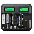thumbnail image 4 of Inteprter de AA/AAA, 8 ranuras, USB Digital, 1800mA, protección profesional contra cortocircuitos, adaptador de carga de Baterías de general, 4 of 6