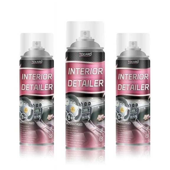 Ultimate protection for rubber and plastic surfaces Car interior detailer and protectant, waterless spray wax: car interior and exterior plastic, rubber, leather cleaner, fast detailing, car care, lo