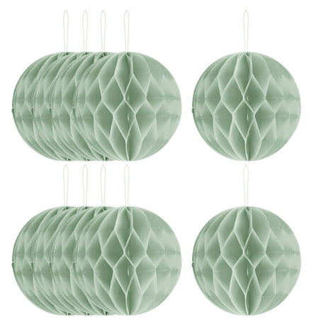 Paper Wall Window Door Diy Decoration Honeycomb Ball Gray 4