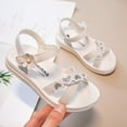 thumbnail image 2 of Icvfdpl Sandals For Teen Girls Summer Flower Fashion Little Sole Princess Casual Soft 6 Years-7 Years, 2 of 5