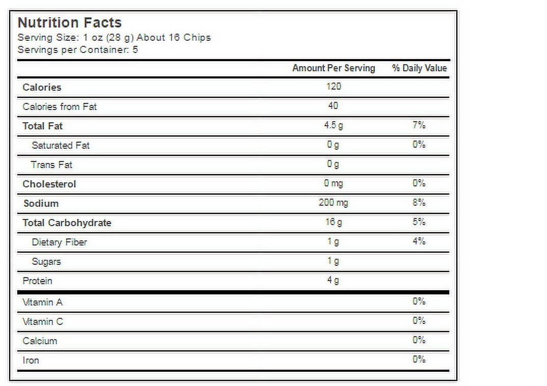 The Daily Crave Aged White Cheddar Lentil Chips, 5 Oz.