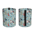 thumbnail image 2 of Honeii Animal Dog Print Waterproof Car Trash Can,Waterproof Portable Collapsible Trash Can,Garbage Container fits Most Cars,SUVs,and Trucks, 2 of 7