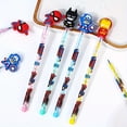 thumbnail image 1 of UME 4pcs Superhero Cartoon Mechanical Pencils, 0.5mm HB Lead, No Sharpening Required, Perfect for Daily Office Use, 1 of 5