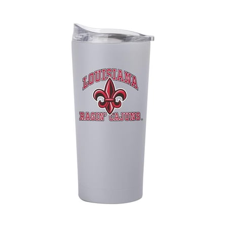 Logo Brands 164-S20PT-STN-42 Louisiana Lafayette 20 oz Athletic Powder Coat Tumbler