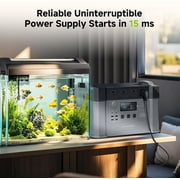 ALLPOWERS S2000PRO 2400W Solar Generator Kit with 100W Foldable Solar Panel, 1451Wh Portable Power Station with MPPT Fast Charging, Solar Charger for Home Backup, Camping, RV, Off-Grid