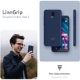 thumbnail image 6 of TUDIA LINNGrip for BLU View 3 Phone Case B140DL Shockproof Non-Slip - Indigo Blue, 6 of 6