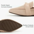 thumbnail image 3 of Ecetana Mules for Women Slip On Casual Work Slide Pointed Toe Backless Loafers Shoes, 3 of 6