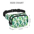 thumbnail image 4 of Kdxio Cactus 1 Crossbody Double Layer Waist Bag Belt Bag for Unisex Fanny Pack Fashion Waist Packs for Hiking Running Shopping Traveling, 4 of 9