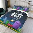 thumbnail image 3 of Ask The Storybots Themed Bed Sheet Set Three Piece Set 53x79 In ches Comfortable And Skin Friendly Unique Design Creating A Star Gifts For Family Friends fans, 3 of 6