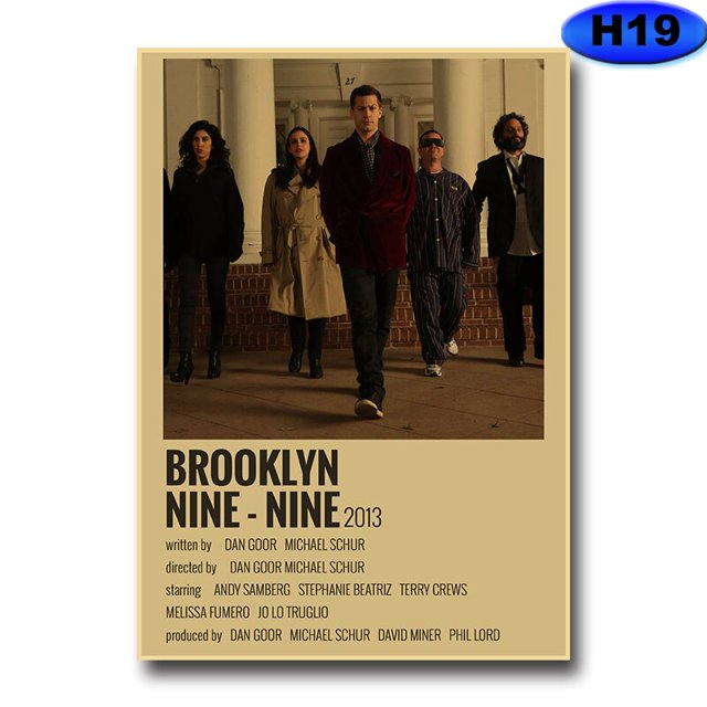 Vintage Classic Movie TV Show Posters Retro Kraft Paper Poster Aesthetic Living Room Home Decoration Paintings Wall Art Decor30x21cm Gao Jinjia LED