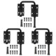 thumbnail image 1 of Uxcell 3Pcs Cerradura de bucle para puerta deslizante, gancho de cerradura en forma de U con tornillos y adhesivo sin clavos, 1 of 6