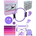 thumbnail image 1 of Set de pilates KABCON con anillos de 13 pulgadas y bandas de resistencia tipo bola de 25 cm, 1 of 6