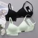 thumbnail image 5 of Ropa interior fina ajustable de verano para niñas estudiantes de secundaria pecho pequeño copa grande no vacía fruncida sujetador sin aro de acero, 5 of 6