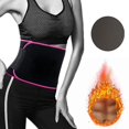 thumbnail image 1 of Cinturón recortador de cintura, envoltura delgada para el sudor del cuerpo para soporte Lumbar de estómago y espalda, 1 of 3